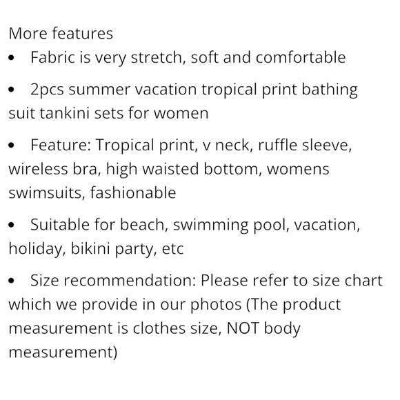 SOLY HUX - 4X Pink and Green Tropical Two-Piece Set - Picture 6 of 10